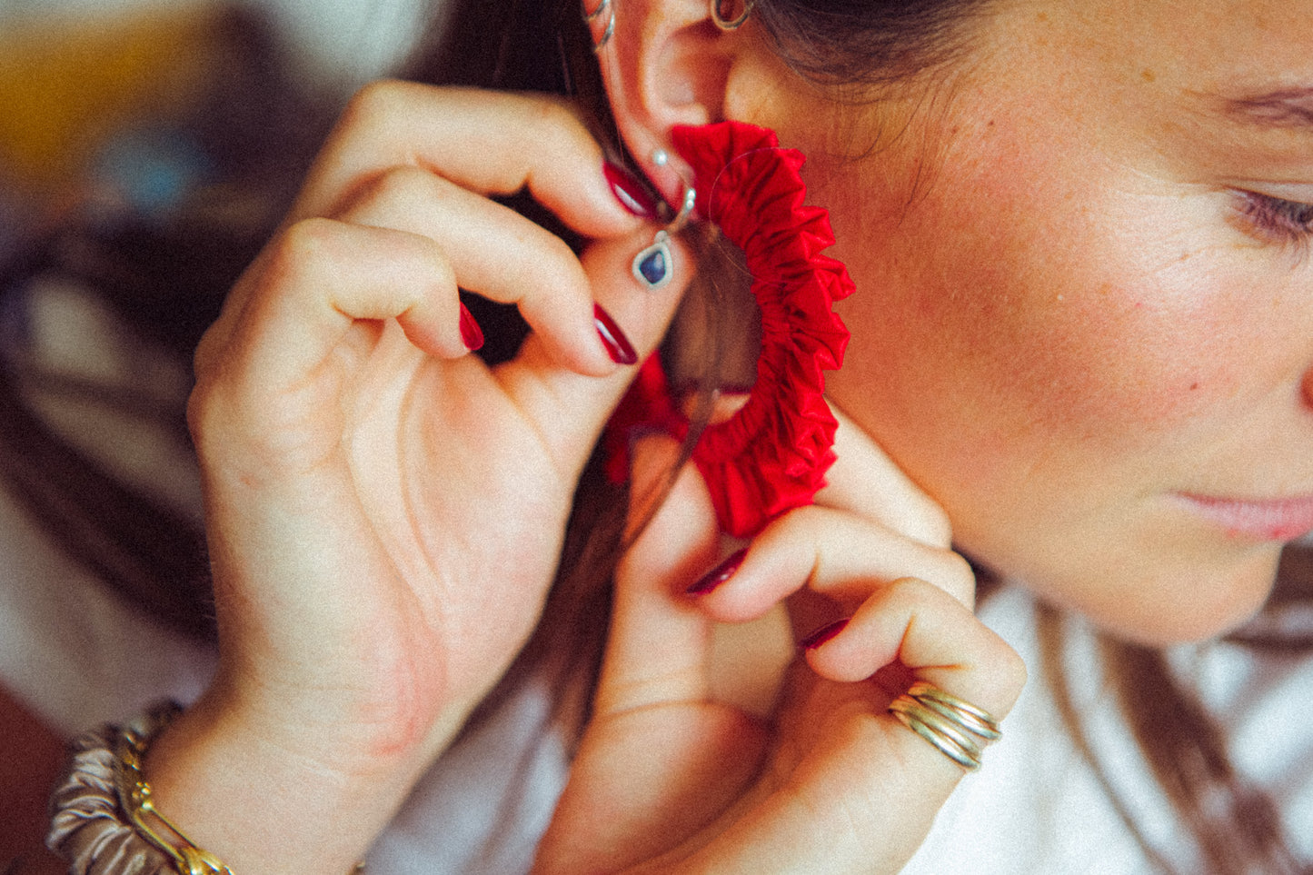 Custom Scrunchie Earrings