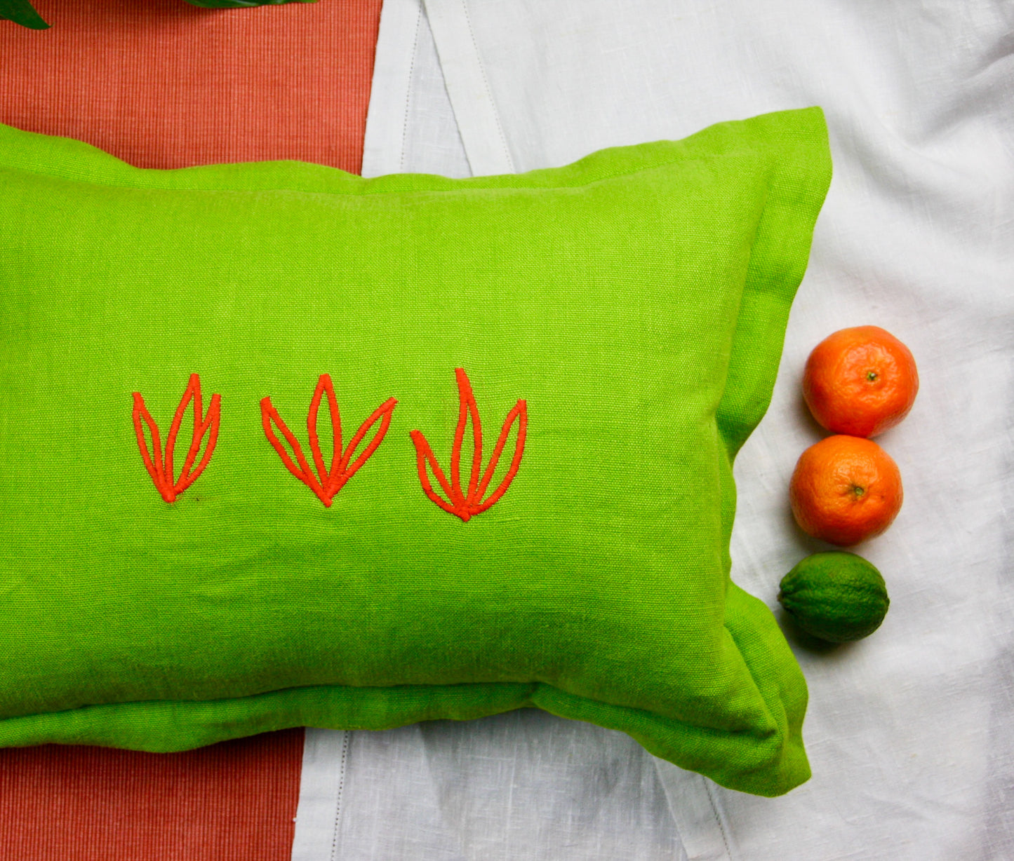 Green sprout cushion