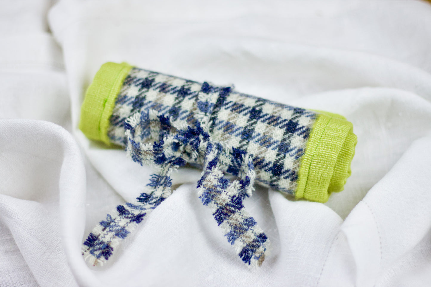 Tweed Jewellery Roll