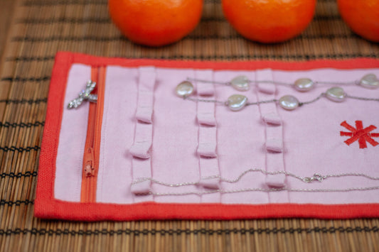 Vermilion Jewellery Roll