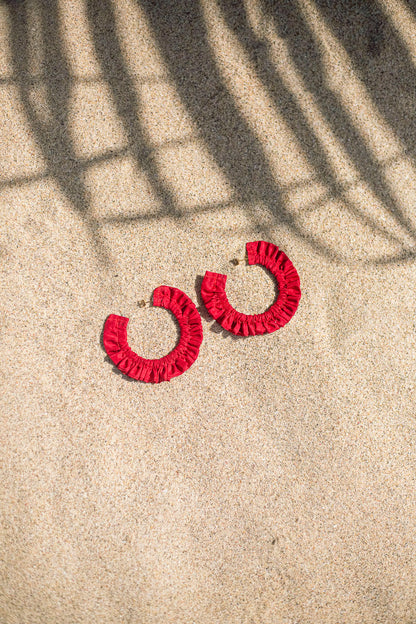 Flamenco Scrunchie Earrings