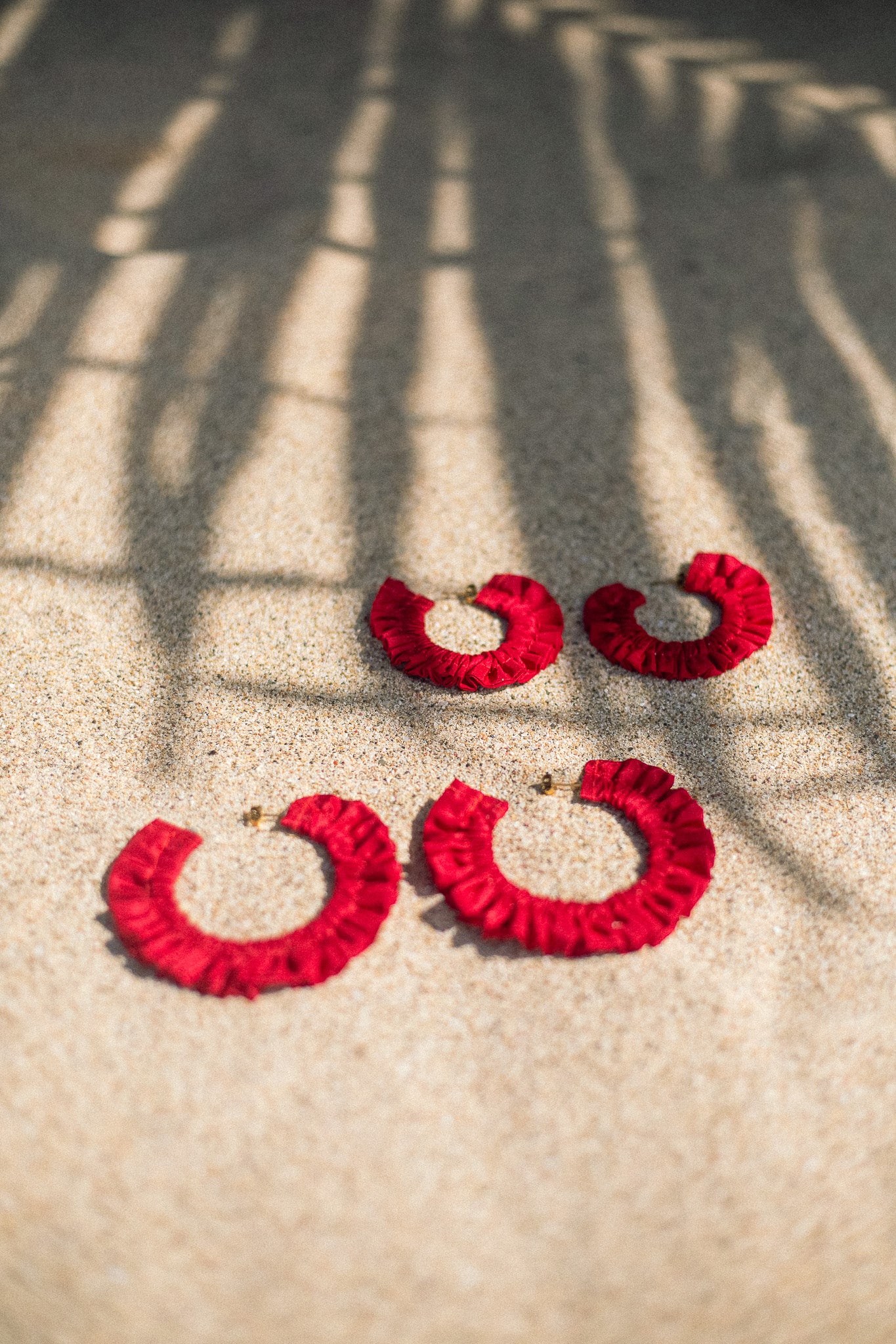 Flamenco Scrunchie Earrings