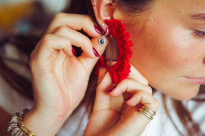 Custom Scrunchie Earrings