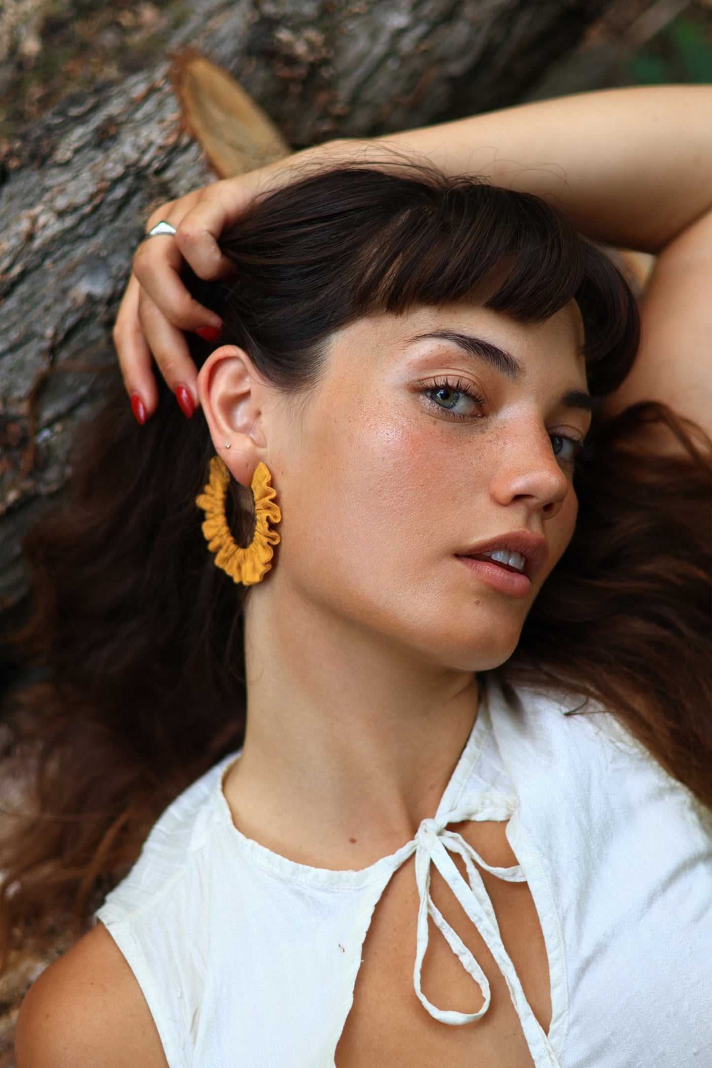 Sunshine Scrunchie Earrings