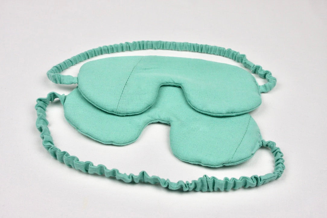 Linen eye mask - mint
