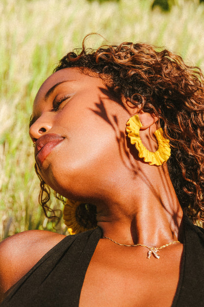 Sunshine Scrunchie Earrings