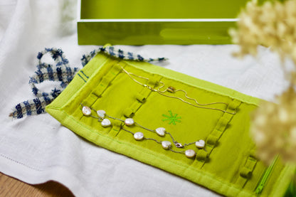 Tweed Jewellery Roll