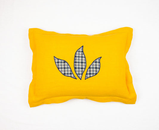 Yellow Leaf Cushion