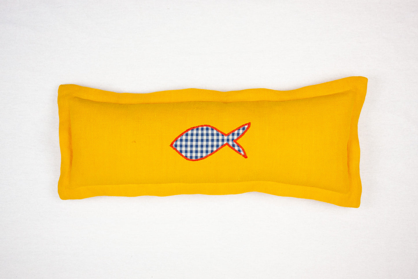 Yellow Fish Cushion