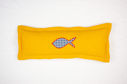 Yellow Fish Cushion