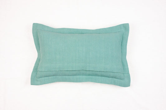 Blue Leaf Cushion