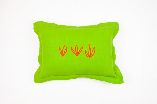 Green sprout cushion