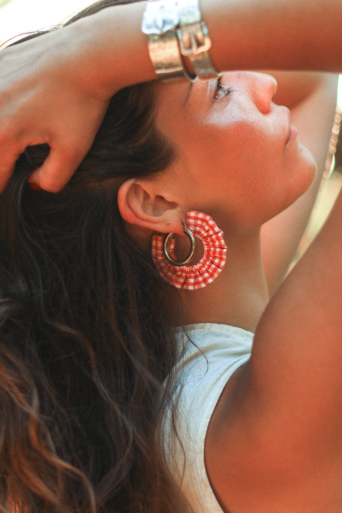 The Classic Red Ruffle Hoops