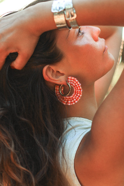 The Classic Red Ruffle Hoops